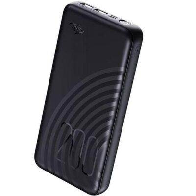 Itel Star200 20,000mAh Super Power Bank Black