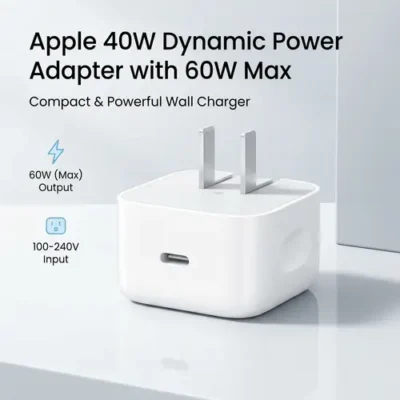 Apple 40W Dynamic Power Adapter with 60W Max