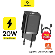 Baseus Super Si Quick Charger 1C 25W EU Black