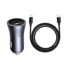 Baseus Golden Contactor Pro 40W U+C Dual Quick Car Charger - Image 2