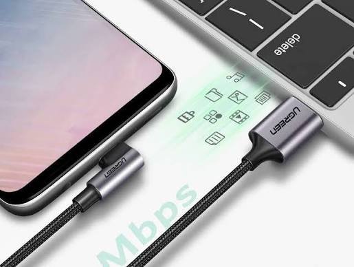 UGreen 50941 90 Degree USB C Fast Charging Cable 3FT - Image 3
