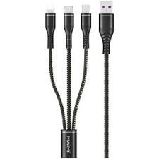 Maimi X55 3 In 1 Durable Nylon Fast Charging Data Cable
