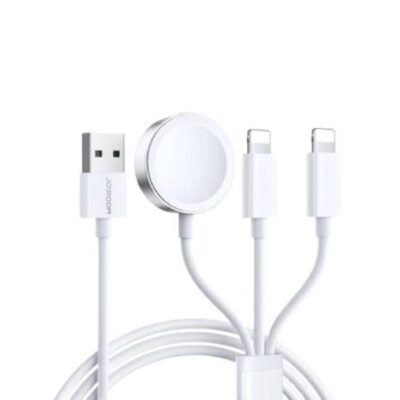Joyroom S-IW007 3-in-1 Magnetic Charger+Dual Lightning cable (USB-A) 1.2m