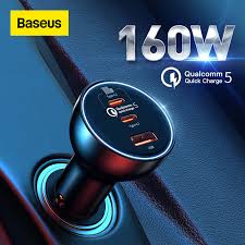 Baseus Qualcomm 160W Fast Car Charger - Image 2
