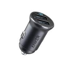 Anker A2727 PowerDrive 2 Alloy Metal Mini Car Charger