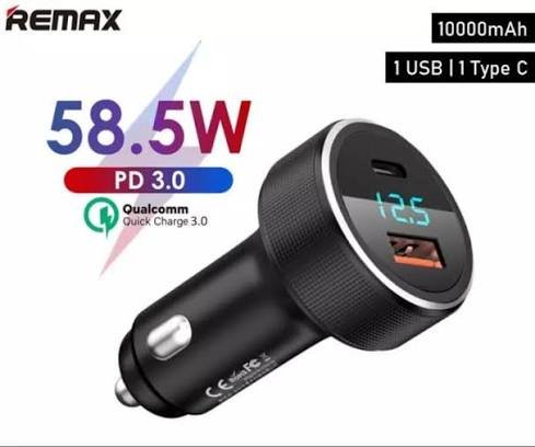 Remax RCC215 Salo Series 58.5W PD+QC Fast Car Charger