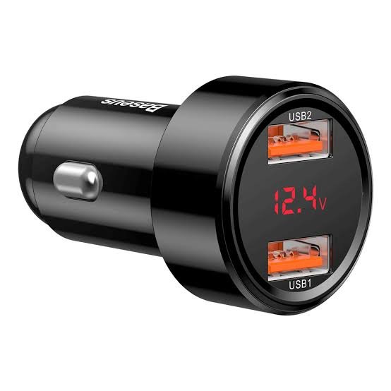 Baseus Magic Series 45W 6A Car Charger U+U Black - Image 2