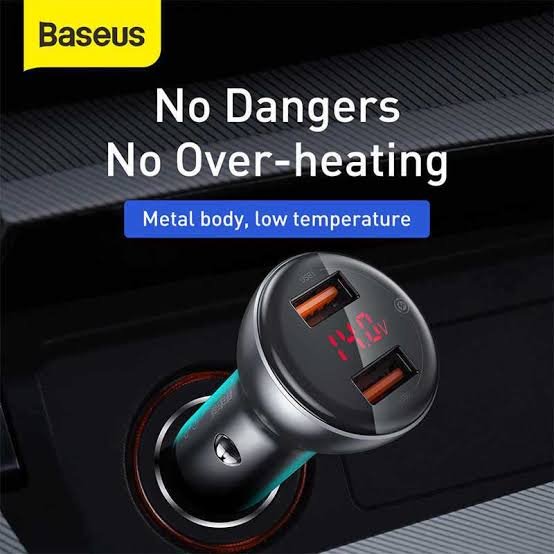 Baseus Magic Series 45W 6A Car Charger U+U Black - Image 3