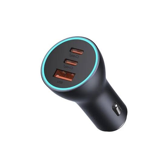 Baseus Golden Contactor Pro Triple Fast Car Charger 2C+U 65W` - Image 2