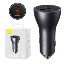Baseus Golden Contactor Pro Triple Fast Car Charger 2C+U 65W` - Image 4