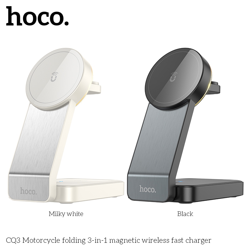 Hoco CQ3 Noble folding magnetic Wireless charger - Image 2
