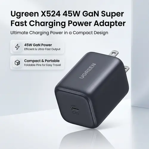 Ugreen X524 45W GaN Super Fast Charging Power Adapter - Image 3
